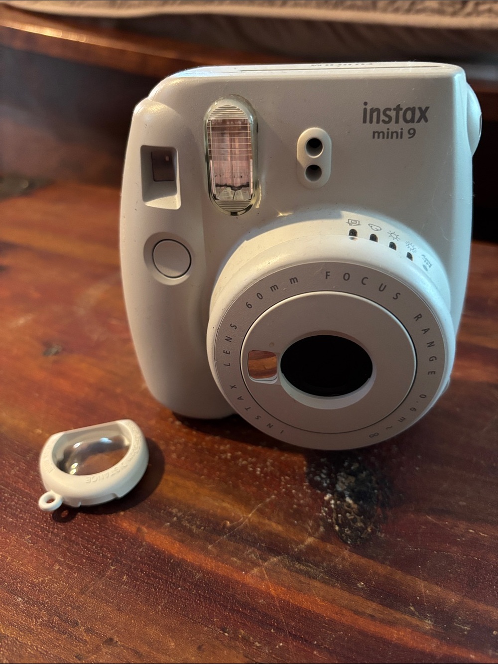 Instax Mini 9 Instant Camera in Light Gray and White